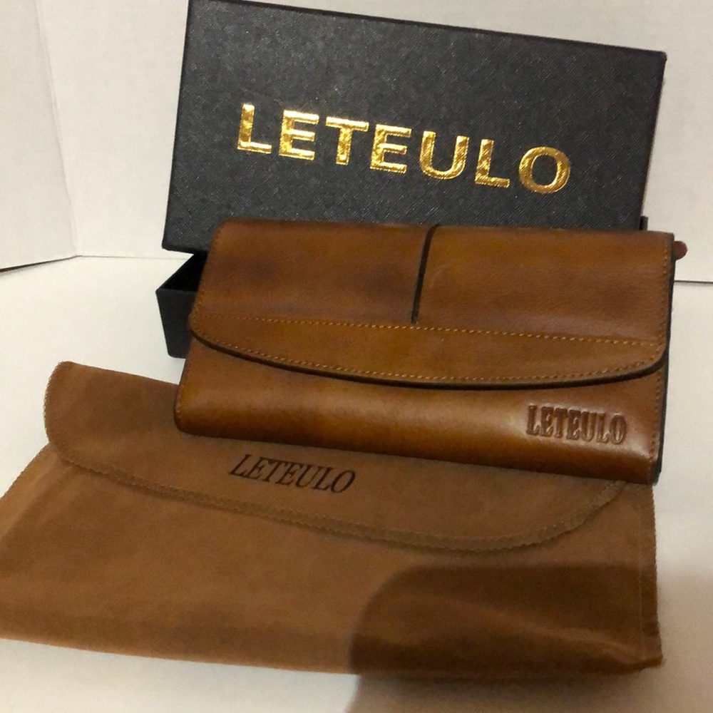 New Luteulo leather wallet